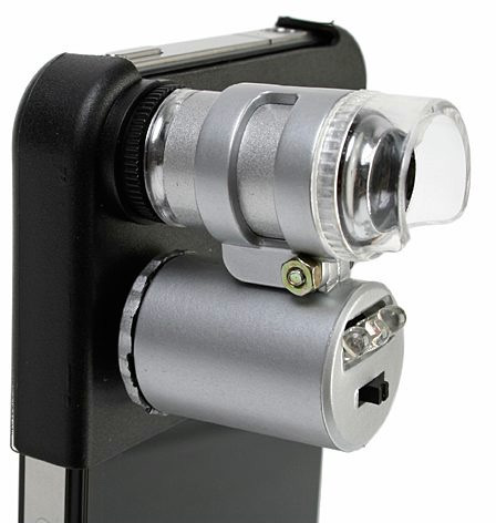Микроскоп для iPhone с подсветкой и 60X увеличением